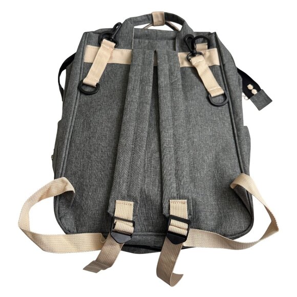 Kaiser Permanente Gray Backpack Diaper Bag W/ Changing Compartment & Pockets - Picture 2 of 13